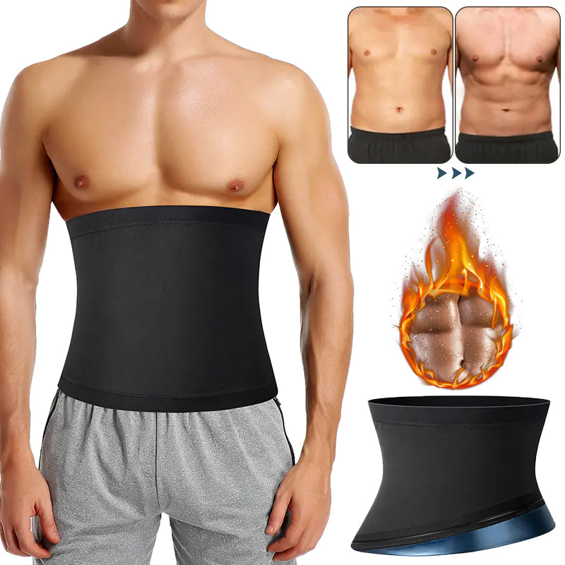 Men's Slimming Sauna Waist Shaper Belt