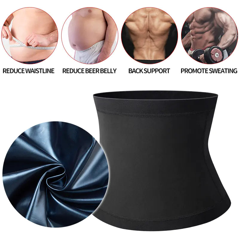 Men's Slimming Sauna Waist Shaper Belt