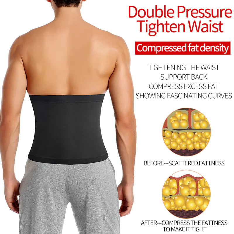 Men's Slimming Sauna Waist Shaper Belt