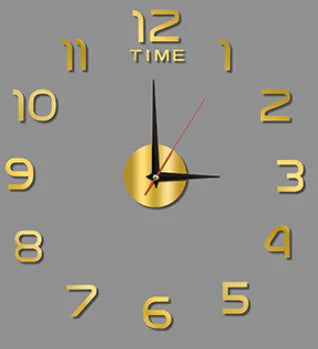 Modern DIY 3D Wall Clock Kit