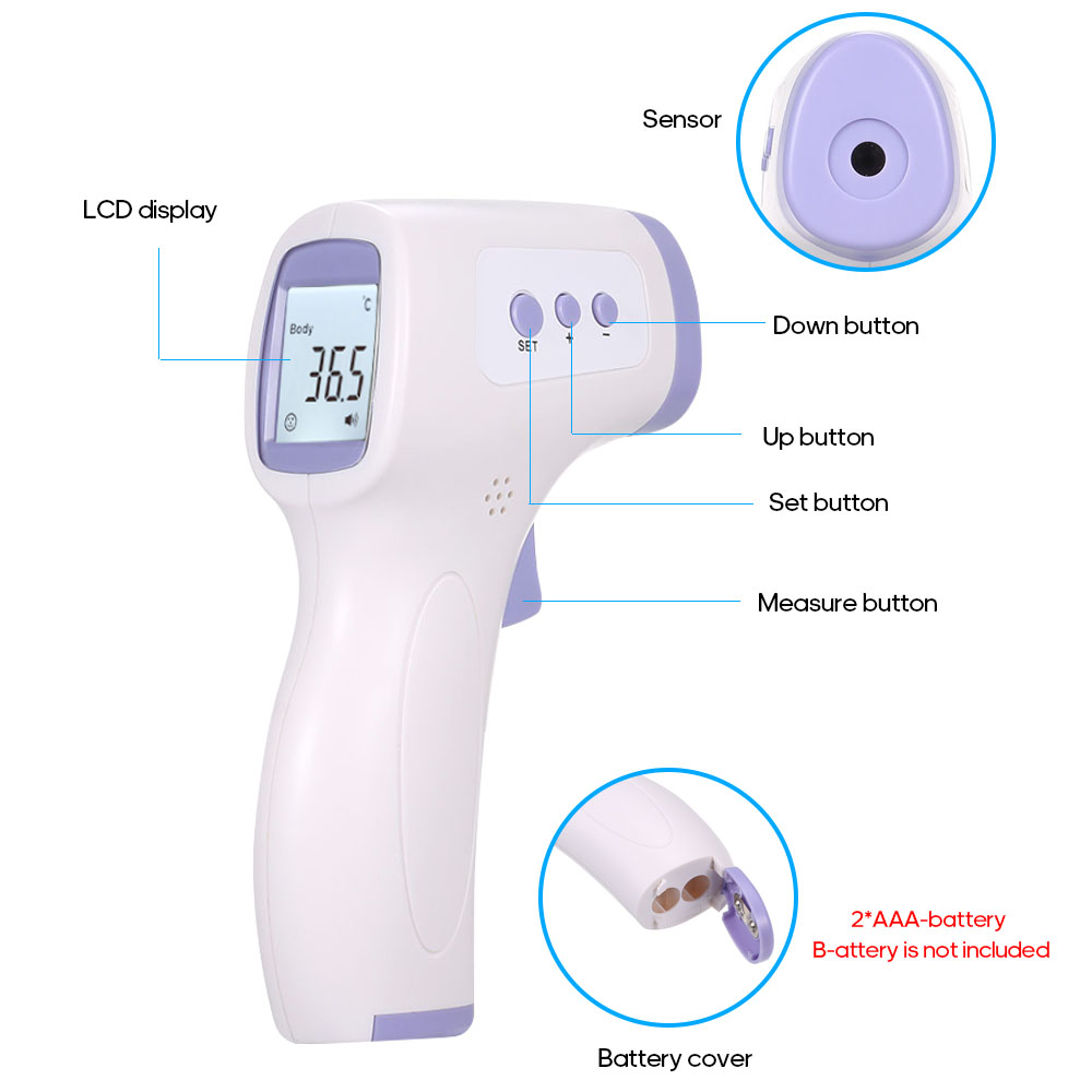 Child-Safe Infrared Forehead Thermometer