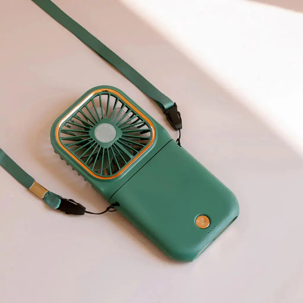 Mini Cooling Foldable Neck Hanging Fan Top It Off Essentials