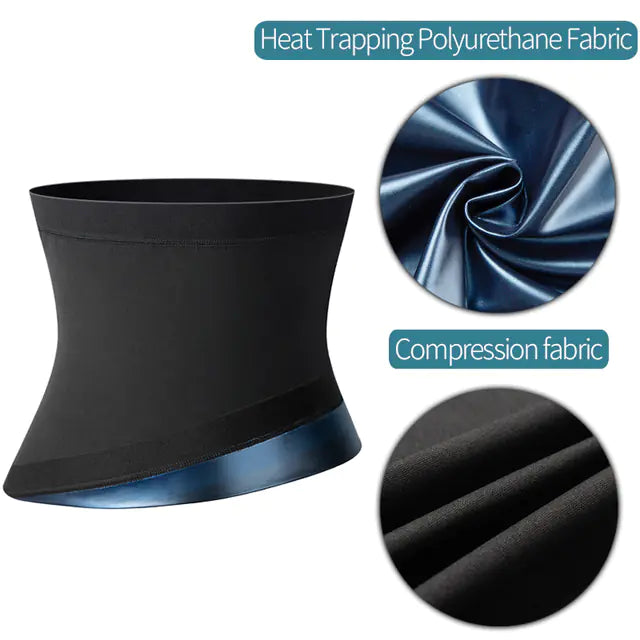 Men's Slimming Sauna Waist Shaper Belt