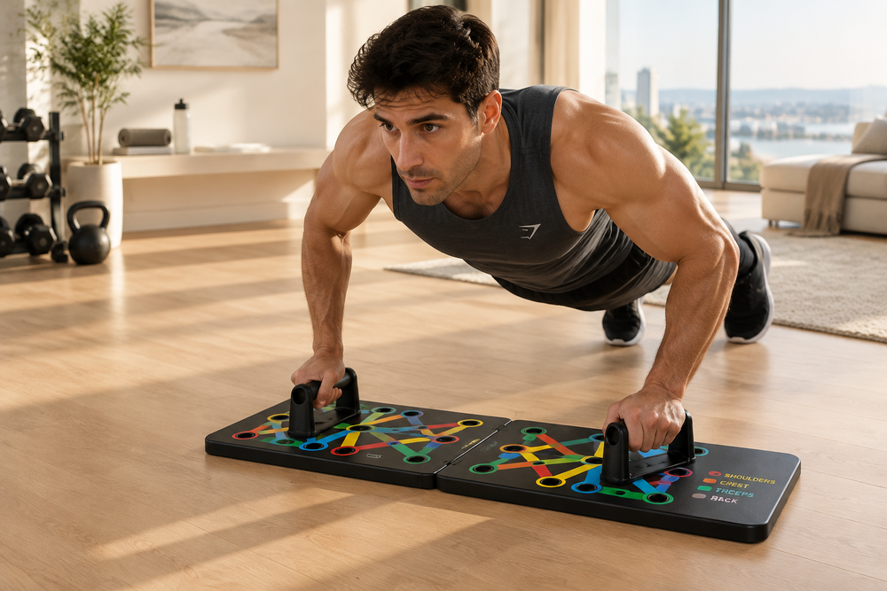 54-Hole Multi-Functional Push-Up Board